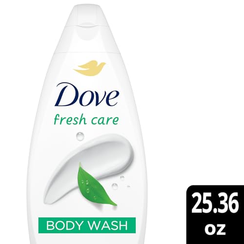 Dove Body Wash, Fresh Care, Value-Size 4-Pack ? Soothing Moisturizing Cleanser for Soft Skin, 25.36 Oz Ea