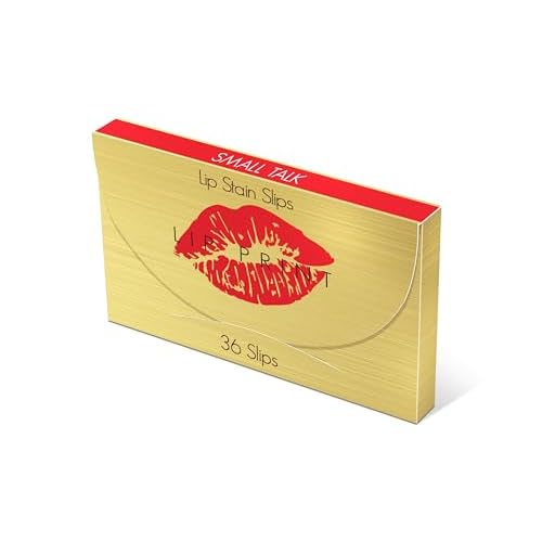 Be the Envy NV Lip Print | Small Talk | Natural Rosey Brown | Long-Lasting, Buildable Matte Finish | Food-Grade Edible Ink | Vegan, Gluten-Free, Cruelty-Free | 36 Tissue Sheets