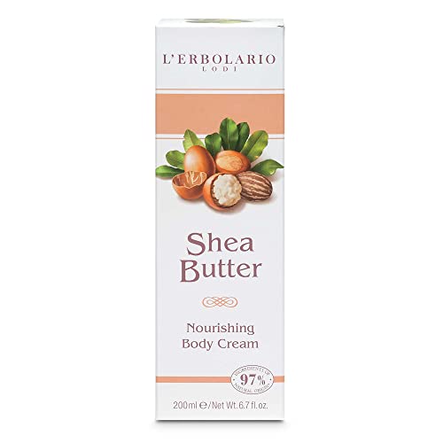 L¡¯Erbolario Shea Butter Perfumed Nourishing Hand Cream - Shea Moisture Hand Cream - Hydrating Coconut for Dry Hands - Smoothing Glycerine - 6.7 oz