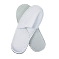 Bulk Unisex Spa Slippers - 10 Pairs, Closed Toe, Individually Wrapped, Hotel Slippers