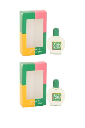Fresh Perfume Oil 0.5oz Pack of 2 - Warm Musk Fragrance, Travel Size