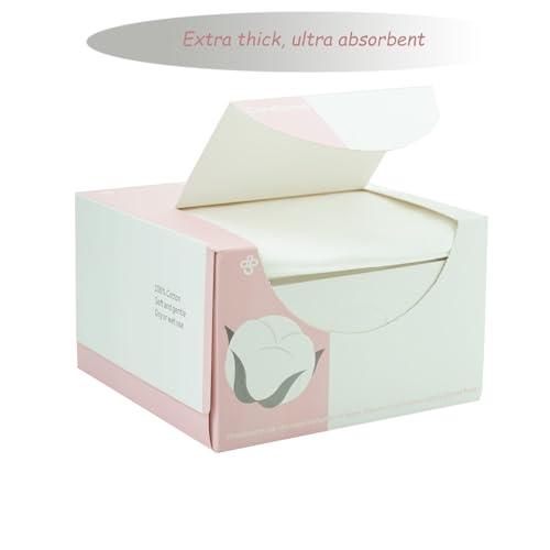Extra Thick Cotton Face Cloths 12x12 Inches - 2 Pack, Highly Absorbent & Biodegradable