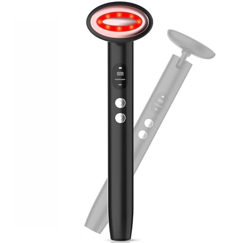 Handheld Light Therapy Wand, Red Light Therapy for Face and Neck, Blue Led Facial Sculptor Rejuvenation Eyes & Face Massager Tool