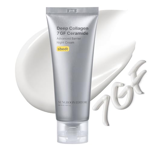 Deep Collagen Night Cream for Face & Neck - Hydrating & Smoothing 1.69 fl oz