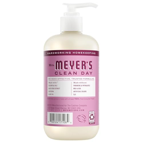 Peony Blossom Hand Soap - Mrs. Meyer’s Spring Scent Variety Pack, 12.5 Fl Oz, Pack of 3