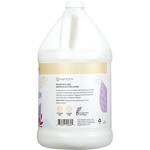Ginger Lily Farms Botanicals Hand Soap + Butter Lotion Bundle, Fragrance Free