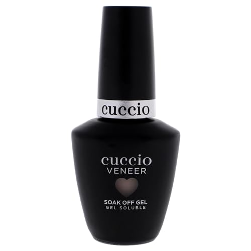 Cuccio - Veneer Gel Nail Polish - Prima Ballerinas Blush - Soak Off Lacquer for Manicures & Pedicures, Full Coverage - Long Lasting, High Shine - Cruelty, Gluten, Formaldehyde & Toluene No - 0.43 oz