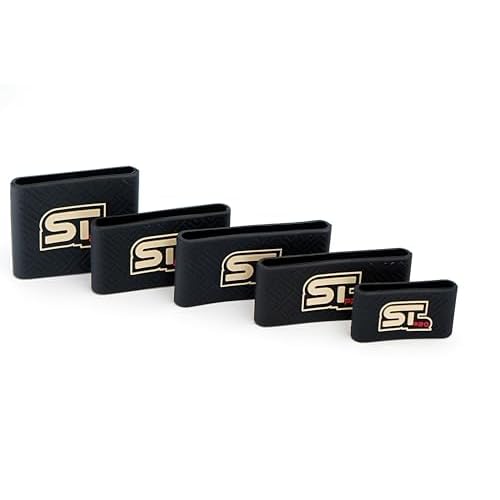 Supreme Trimmer SGR60 Professional Barber Grippers | 5 Piece Non-Slip Clipper Grips, Barber Sleeve for Clipper, Trimmer & Shaver | Black