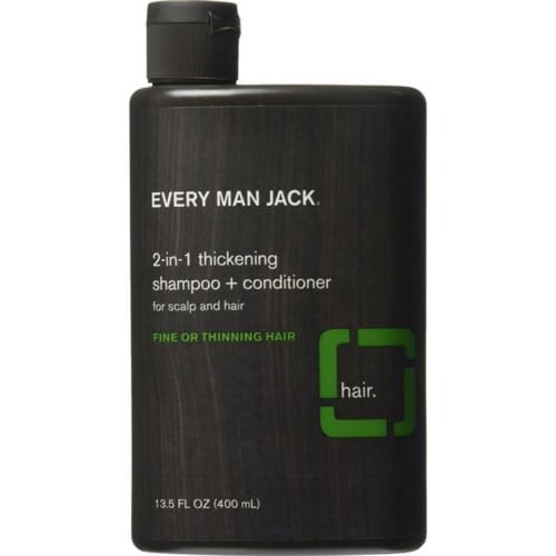 Every Man Jack 2-in-1 Thickening Shampoo & Conditioner 13.50 oz (Pack of 3)