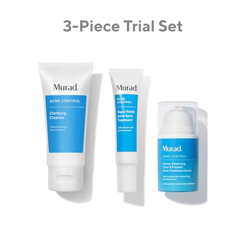 Murad Acne Treatment Trial Kit - 3 Pack Sample Set for Clear Skin