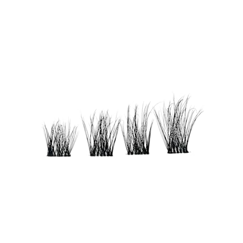 PRO Extend Lash System | 48 Lash Clusters in 4 lenghts: 10mm 12mm 14mm 16mm | Flat-Band All-Day Comfort | DIY Lash Extensions (N1 | NATURAL Bundle)