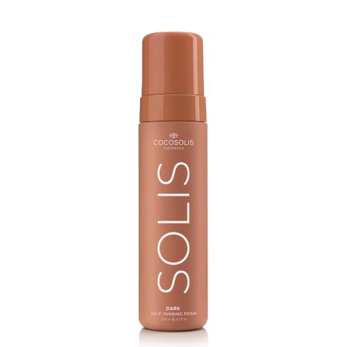 Self Tanner Mousse for Face & Body - Organic Dark Sunless Tan, Long-Lasting