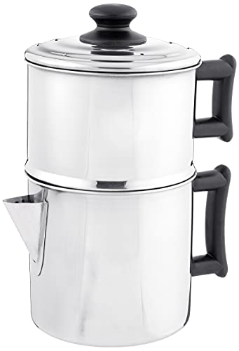 Lindy's 10-Cup Stainless Steel Stovetop Drip Coffee Maker - Classic Design