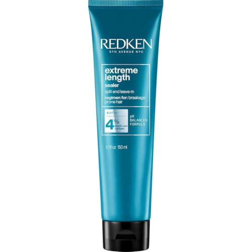 Redken Extreme Length Leave-In Hair Treatment 5.1 Fl Oz - Supports Growth & Prevents Breakage