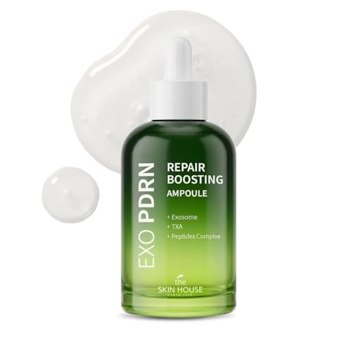 The Skin House Plant PDRN Ampoule Serum with Exosome & Tranexamic Acid, Vegan Skin Brightening & Hydrating Treatment
