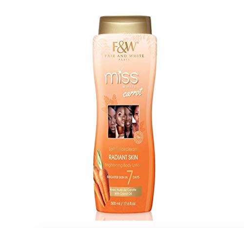 Fair & White Miss Carrot Body Lotion 500ml for Radiant, Soft Skin