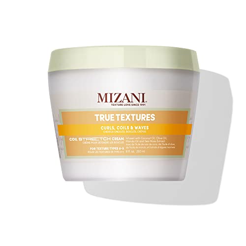 8 Fl Oz Coil Stretch Curl Shaping Cream for Curly & Coily Hair - Soft Hold Styling