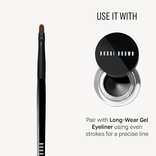 Bobbi Brown Eyeliner Brush | Eyeliner Brushes for Smudging, Precise Lines + Smokey Eyes | Works for Gel & Powder Liner