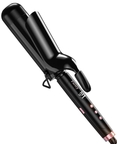2 Inch Large Barrel Curling Iron for Long Hair, Digital Temp, Dual Voltage