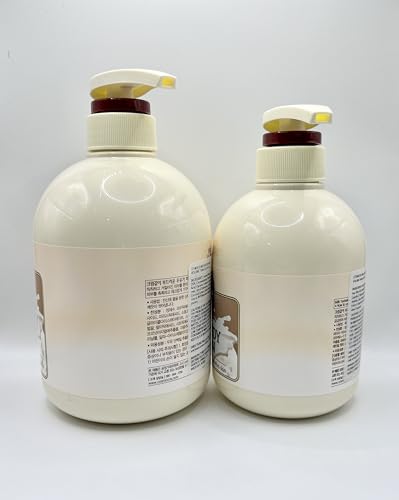 Milk Body Shower & Lotion Set - Moisturizing Skin Care 750ml + 500ml