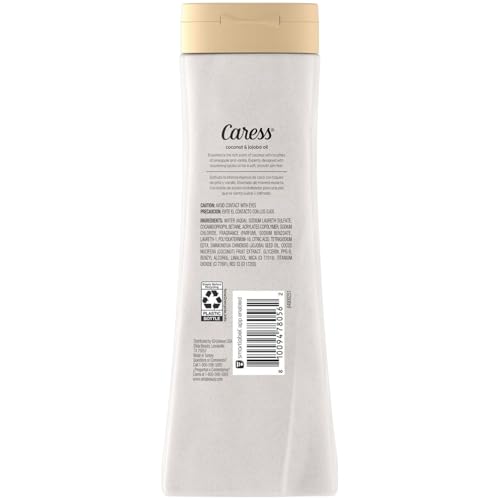 Caress Body Wash, Nourishing Coconut & Jojoba Oil 2-Pack ? Bath & Shower Essentials for Soft, Smooth Skin, 20 Oz Ea