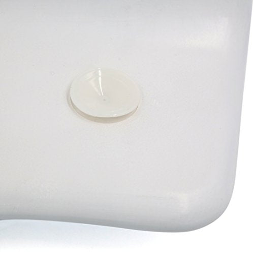 uxcell White Nonslip Waterproof Home Spa Bath Neck Back Support Pillow Built in Suction Cups for Ultimate Relaxation