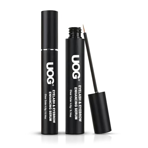 UOG (United One) Eyelash Enhancing Serum Complex. Advanced Eyelash Conditioner. Allergy Free. Longer, Stronger. Thicker & more Defined-looking lashes. Any Skin Types, 6-month Supply (4mL)
