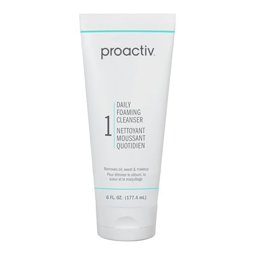 Proactiv Daily Foaming Cleanser for Acne-Prone Skin, Oil & Makeup Remover, Brightening Face Wash, Paraben-Free, Targets Post-Acne Dark Marks, 6 Fl Oz