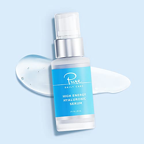 Pure Daily Care High Energy Hyaluronic Serum 1oz - Hydrating Skin Plumping