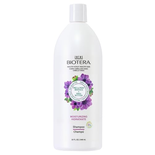 Biotera Moisturizing Shampoo for Dry, Fine Hair - 32 Fl Oz Vegan Hydrating Hair Care