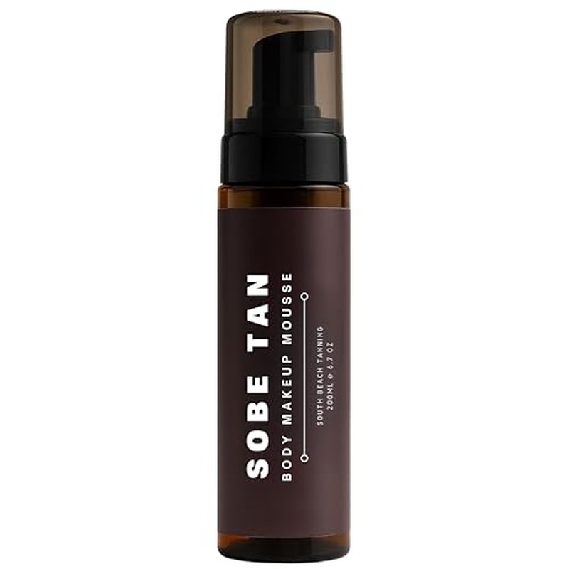 Brown Self Tanner Mousse ? Rapid 14% DHA, Instant Natural Glow, No Transfer, Fragrance-Free, Fast Drying, Rain-Resistant, Streak-Free Bronzing Foam for Face & Body, Long Lasting Tan for All Skin Tones