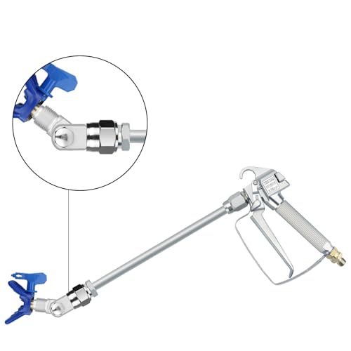 GregYoung 2 Pack Swivel Joint for Airless Paint Sprayer,Airless Wand Extension Accessories,Replace Fan Pivot for Airless Spray Gun,Compatible with Graco 235486 7/8 Inch Thread 180 Degree Rotation