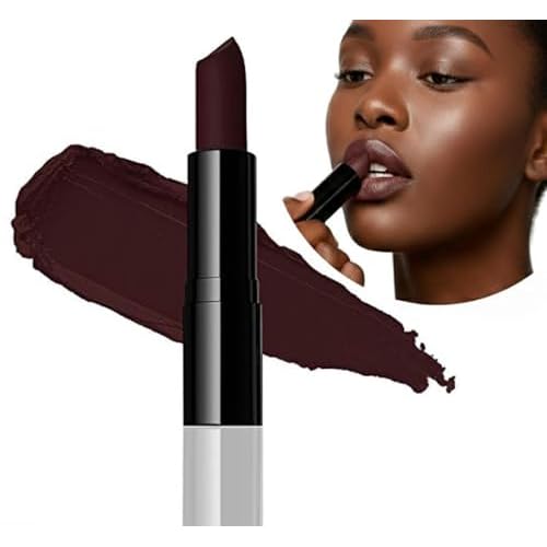 Flori Roberts Luxury Lipstick, Vibrant Lip Makeup for Women of Color or Deeper Skin Tones, Demi-Matte Texture, Hydrates and Conditions Lips