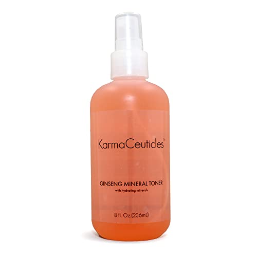 Ginseng Mineral Toner - Hydrating Skin Care for Elasticity & Glow - 8 Oz