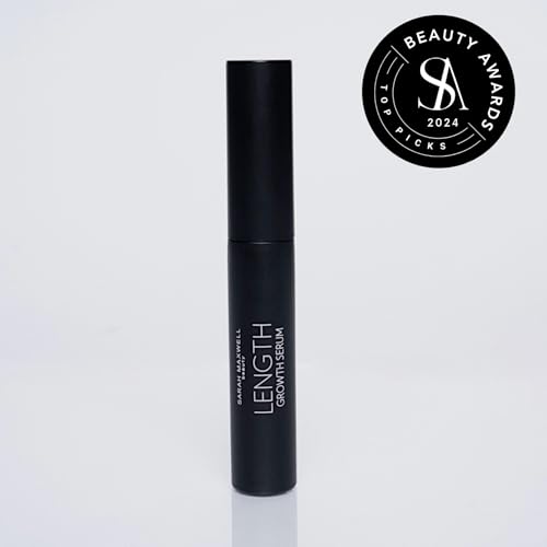 Sarah Maxwell Beauty - LENGTH Growth Serum for Eyelash & Brow Boost, Vegan, Paraben-Free, Cruelty-Free ? Enhance Lashes & Brows, Clean Beauty Lash Treatment (0.17 fl oz | 5 mL)