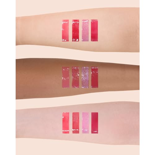 Flower Knows G01 Strawberry Macaron Glowy Lip Gloss, Light Baby Pink 0.12 Fl Oz