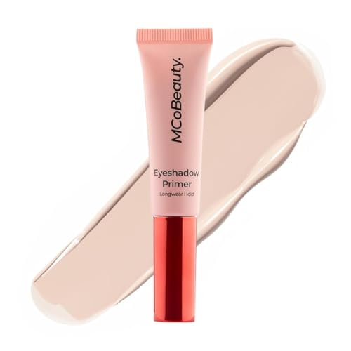 MCoBeauty - Eyeshadow Primer Longwear Hold - Smooth Base for Eyeshadow Application, Enhances Color Pay-Off, Extends Wear Time, and Helps Minimize Creasing - Eye Primer, Stocking Stuffers