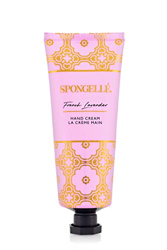 SPONGELLÉ French Lavender Hand Cream - Moisturizing Hand Lotion for Dry Skin