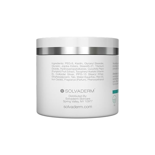 Solvaderm Pore Refining Pumpkin Mask - Self-Warming - Hydrates Cleanses & Exfoliates for Radiant Skin - Absorbs Dirt, Excess Oils, and Reduces Pore Size - Pumpkin, Vitamin E & Ceramide NP - 6 oz
