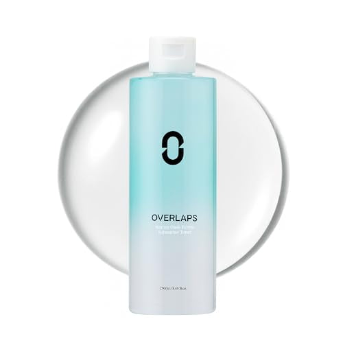 Overlaps 5000ppm Ectoin Calming Toner | Redness Relief & Barrier Repair for Sensitive & Blemish-Prone Skin | Glass Skin Hydration with Hyaluronic Acid & Panthenol | Korean Skincare, 8.45 fl. oz.