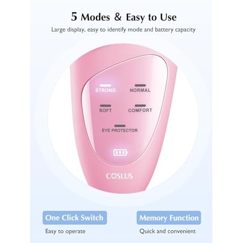 COSLUS JMY05 Facial Cleansing Brush Silicone Face Scrubber: Waterproof Rechargeable Face Wash Brush, 4 Cleansing Modes, Electric Face Exfoliator for Men Women Cleaning, Exfoliating, Massaging