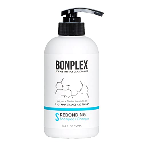 BONPLEX Rebonding Shampoo - 16.9 Ounce for Damaged & Colored Hair - Reconnect Disulfide Bonds