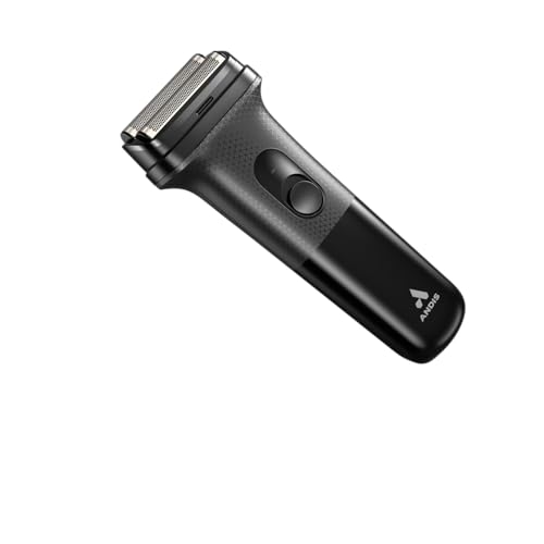 Andis 17480 Inform Lithium-Ion Electric Foil Shaver with Sensitive Skin Foil Head, Rechargeable, 10,000 SPM, Includes Blade Brush, Black