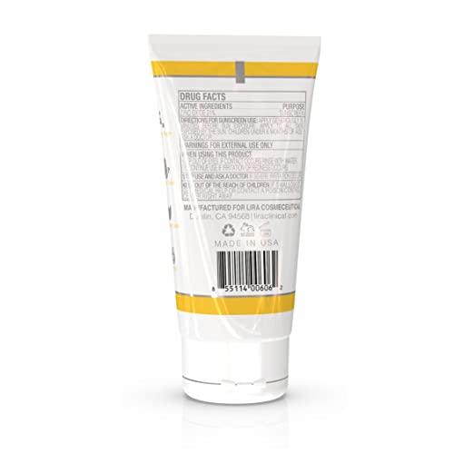 Mineral Sunscreen SPF 30 Hydrating Face Sunblock with Zinc & Collagen Support