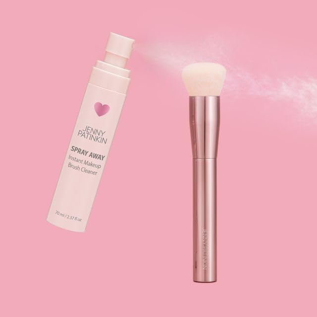 Jenny Patinkin Instant Makeup Brush Cleaner Spray, Sanitize & Dry in Seconds, Travel-Size