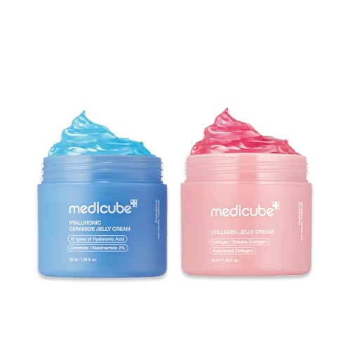 Medicube Viral Jelly Cream Duo - Hyaluronic Acid & Collagen Moisturizer