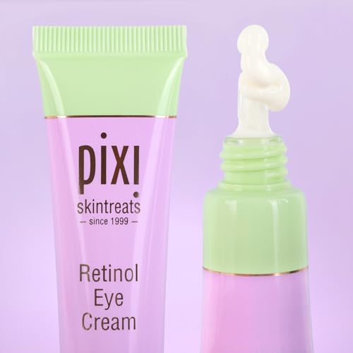 Pixi Retinol Eye Cream with Peptides & Caffeine - Nourishing Anti-Aging Eye Treatment, 0.84 fl oz