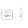 SheaMoisture Body Moisturizer For Dry Skin 100% Extra Virgin Coconut Oil & Leave-in Conditioner Treatment for All Hair Types 100% Extra Virgin Coconut Oil Silicone Free Conditioner 8 oz