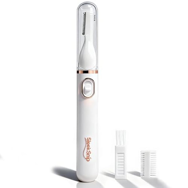 2025 Eyebrow Trimmer Facial Shaver for Women - Painless Facial Hair Remover, Mini Personal Grooming Tool with Combs