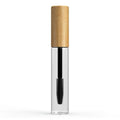 Leakproof DIY Empty Glass Mascara Tube, Bottle with Silicone Brush, Wand and Leakstopper Rubber Insert 10ml Refillable Container for Eyelash-Eyebrow- Hairline Growth Castor Oil and Serums Travel
